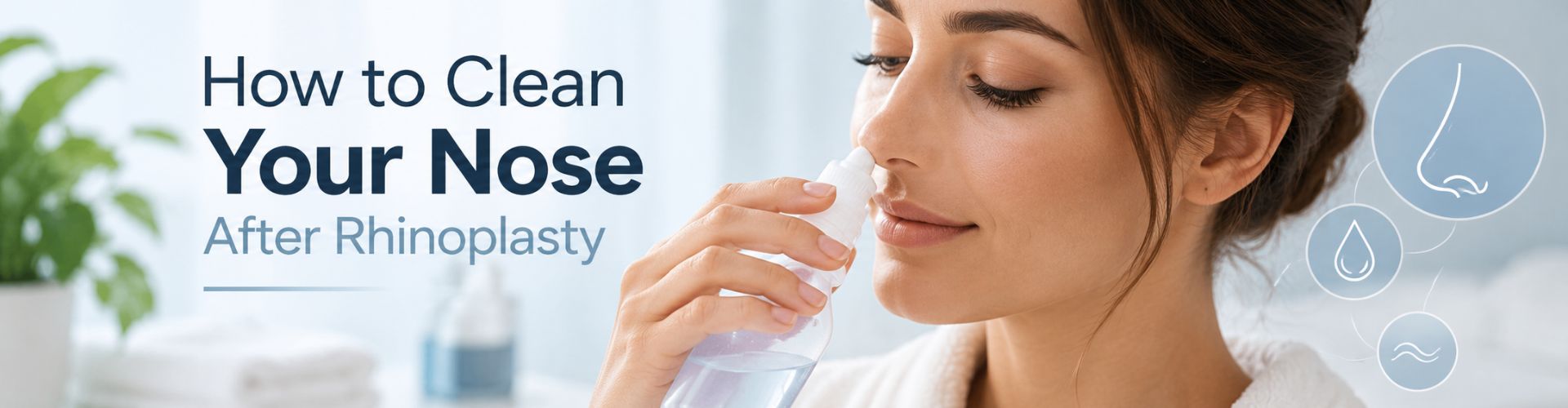 How to Clean Your Nose After Rhinoplasty