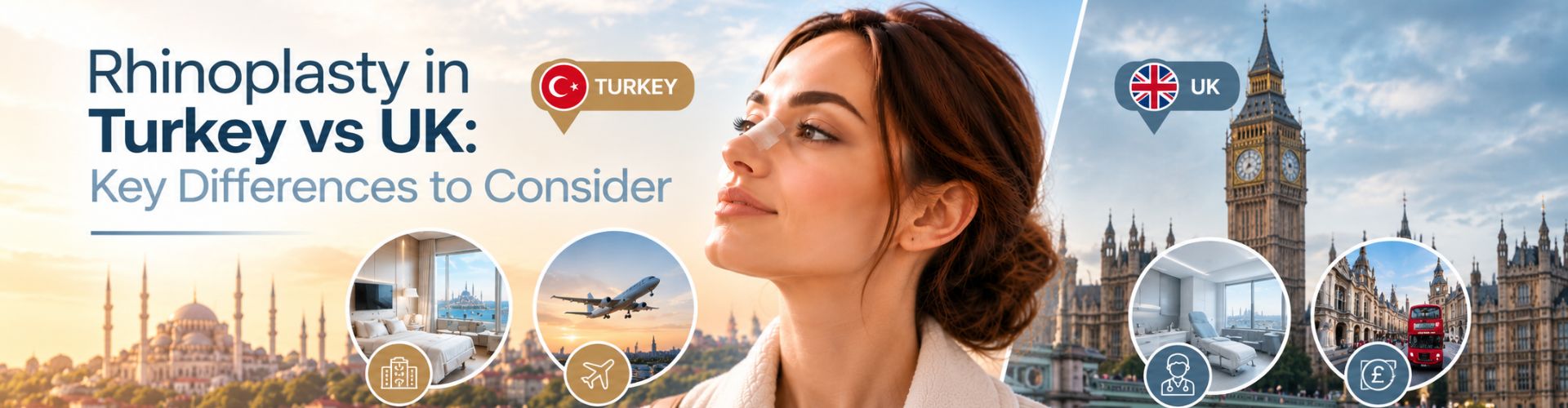 Rhinoplasty in Turkey vs UK