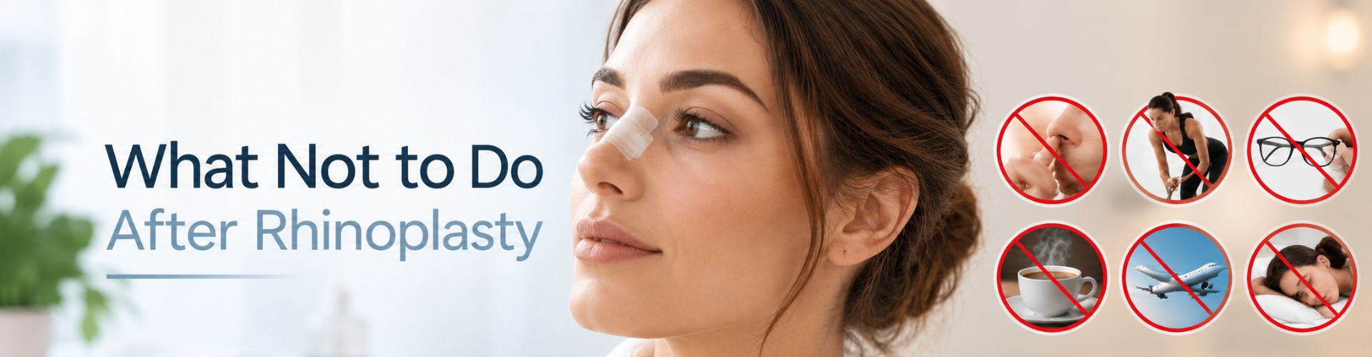 What Not to Do After Rhinoplasty